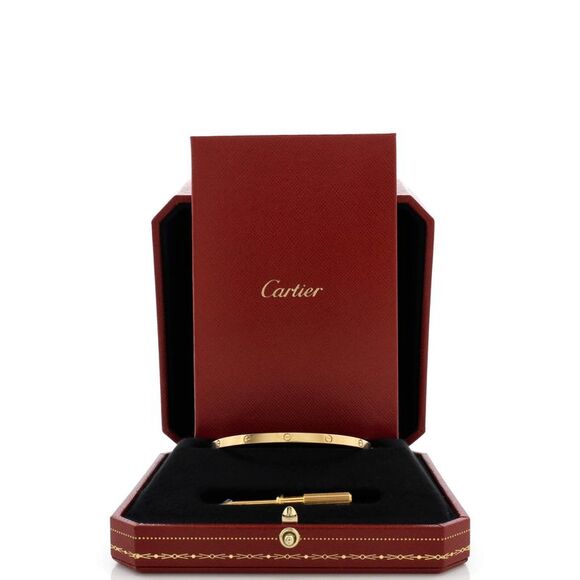 Cartier Love Bracelet 18K Yellow Gold Small - - Picture 2 of 4